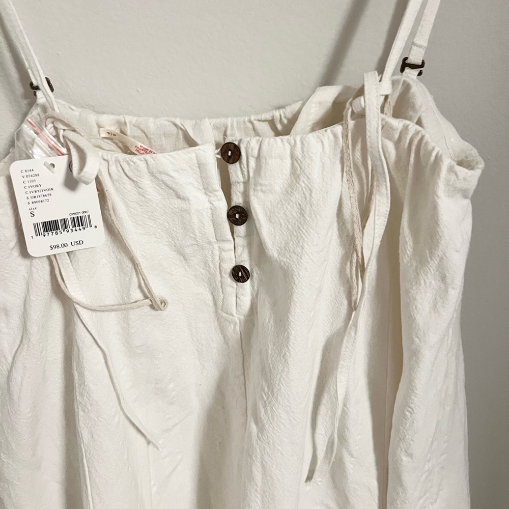 Free People Cream/ Off White Maxi Dress NWT - Picture 6 of 13